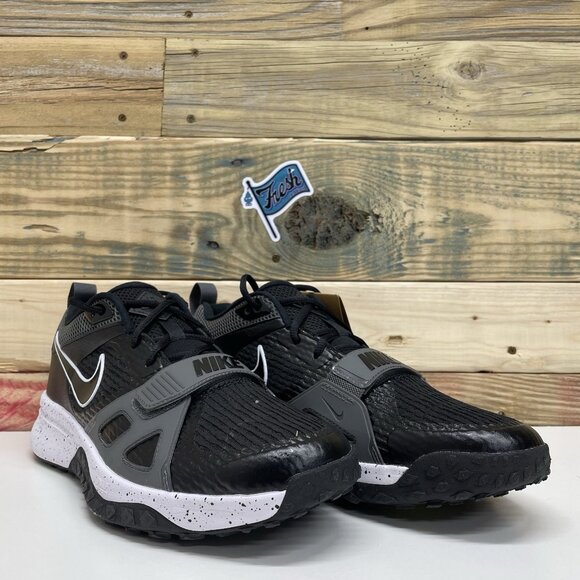 Nike Air Zoom Diamond Elite Turf Baseball Shoes Men’s Size 11.5 Black - Picture 1 of 12